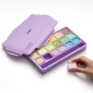 HIMI Jelly Cup gouache festékkészlet – 18 db + 3 db ecset – pasztell, purple