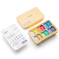   HIMI Twin Cup gouache festékkészlet – 12 db – metál, yellow