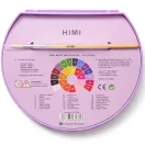 HIMI Semi-Moist akvarellfesték készlet – 24 db + ecset – purple