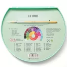 HIMI Semi-Moist akvarellfesték készlet – 38 db + ecset – green