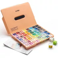 HIMI Twin Cup gouache festékkészlet – 112 db – peach