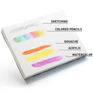   HIMI Mixed Media rajz- és festőtömb, 180 g/m², 90 lap – 22,9 × 30,5 cm