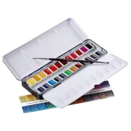   Sennelier Akvarell festék készlet, 24 half- pans/ Sennelier L‘aquarelle set (1 csomag)