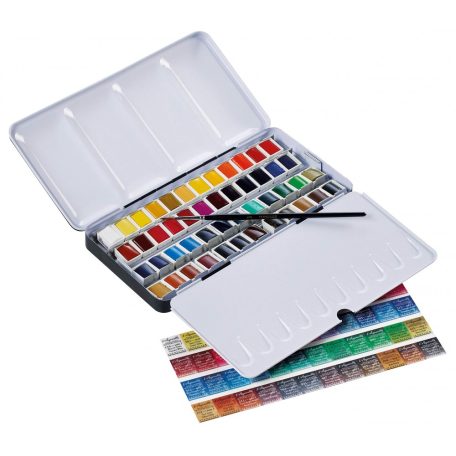 Sennelier Akvarell festék készlet, 48 half- pans/ Sennelier L‘aquarelle set (1 csomag)