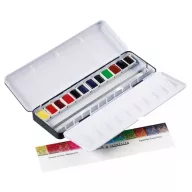   Sennelier Akvarell festék készlet, 12 half- pans/ Sennelier L‘aquarelle set (1 csomag)