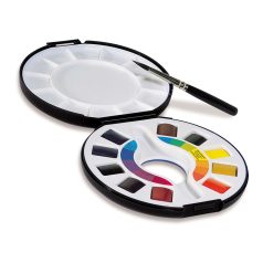   Raphaël Campus akvarell festék készlet, 10 half- pans/ Watercolour  Travel Box (1 csomag)