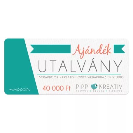 Elektronikus ajándékutalvány  - 40000 Ft értékben