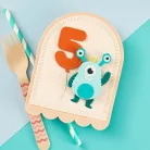 Spellbinders Vágósablon Dancin' Birthday Monster Etched Dies (1 csomag)