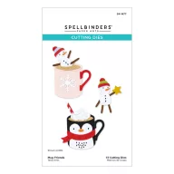   Spellbinders vágósablon – Mugs & Kisses Etched Dies Mug Friends (S4-1477)