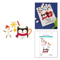   Spellbinders vágósablon – Mugs & Kisses Etched Dies Mug Friends (S4-1477)