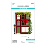   Spellbinders – Wrapped Up City Holiday, ünnepi házdíszek – fém vágósablon készlet (S4-1574) – Cutting Dies