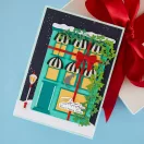 Spellbinders – Wrapped Up City Holiday, ünnepi házdíszek – fém vágósablon készlet (S4-1574) – Cutting Dies