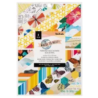   American Crafts Papírkészlet 6"x8" - Vicki Boutin - Where To Next? - Double-Sided - Paper Pad (36 lap)