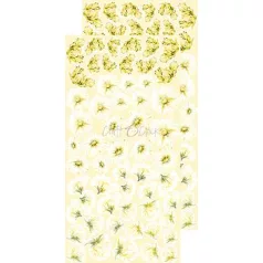   Kivágóív , Basic Flowers Set 6, Yellow Extras to cut mirror print/ Craft O'Clock Mixed Media (1 csomag)