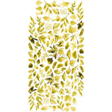 Kivágóív , Basic Flowers Set 6, Yellow Extras to cut mirror print/ Craft O'Clock Mixed Media (1 csomag)