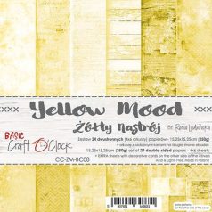   Papírkészlet 6" (15 cm), Yellow Mood / Craft O'Clock Mixed Media (1 csomag)
