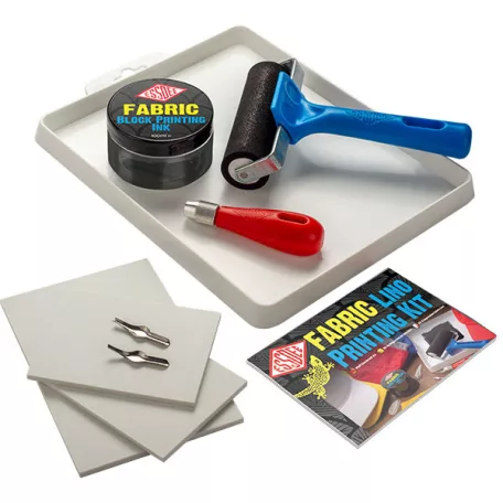 Essdee linómetsző készlet textilre - Fabric lino printing kit -  -  (5 db)