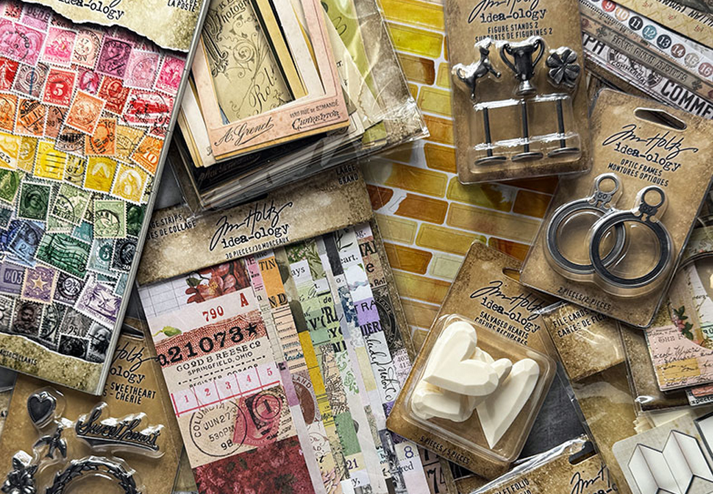 Tim Holtz Idea-Ology 2024-es kollekciója és a vintage inspirációk