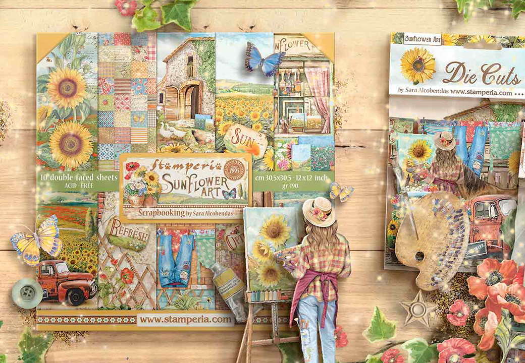 Stamperia Sunflower kollekció