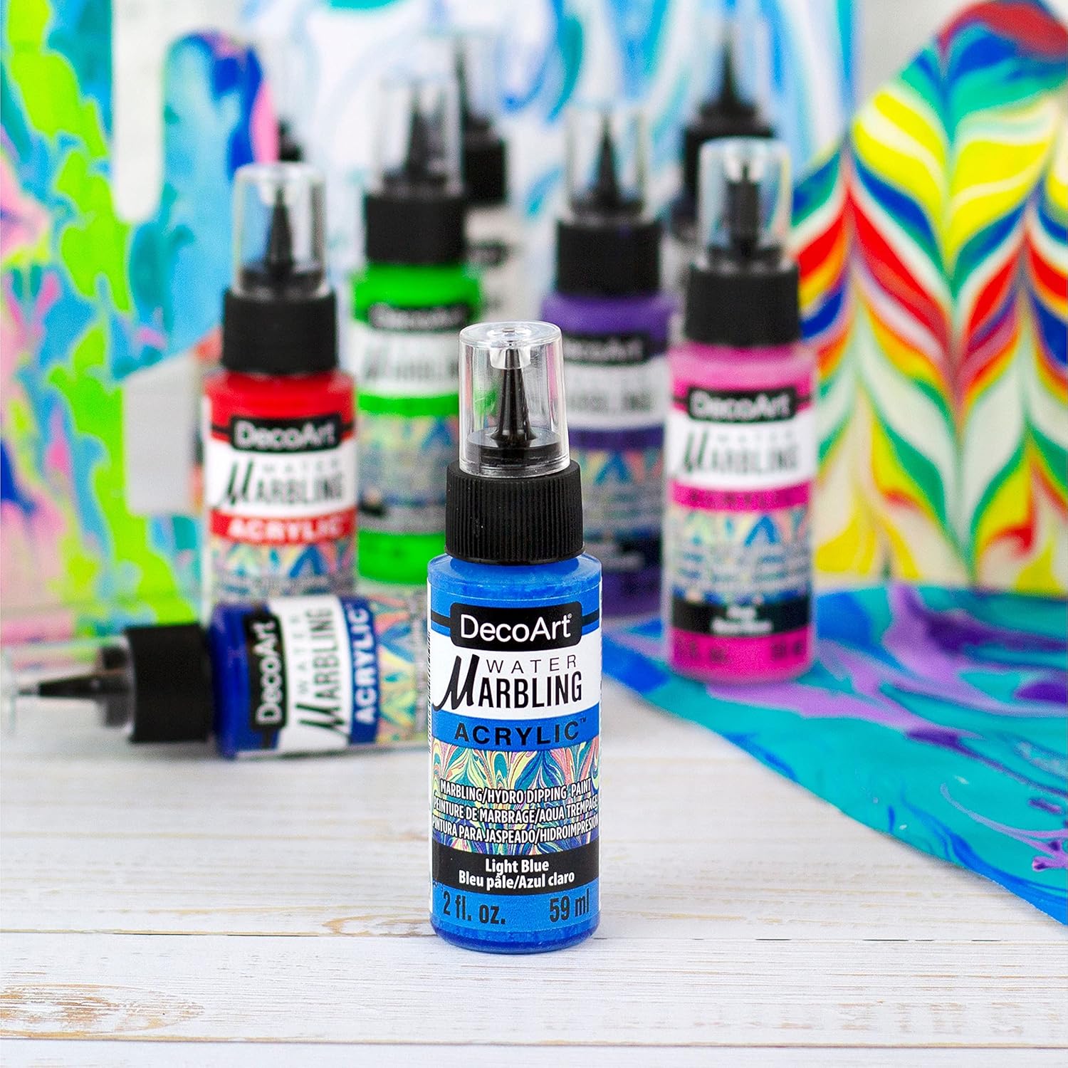 DecoArt Water Marbling márványozó festékek